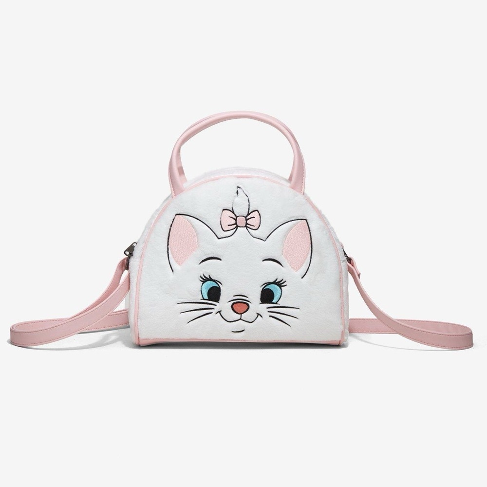 Loungefly Disney Aristocats Marie Crossbody Plush Purse Handbag Shoulder Bag New